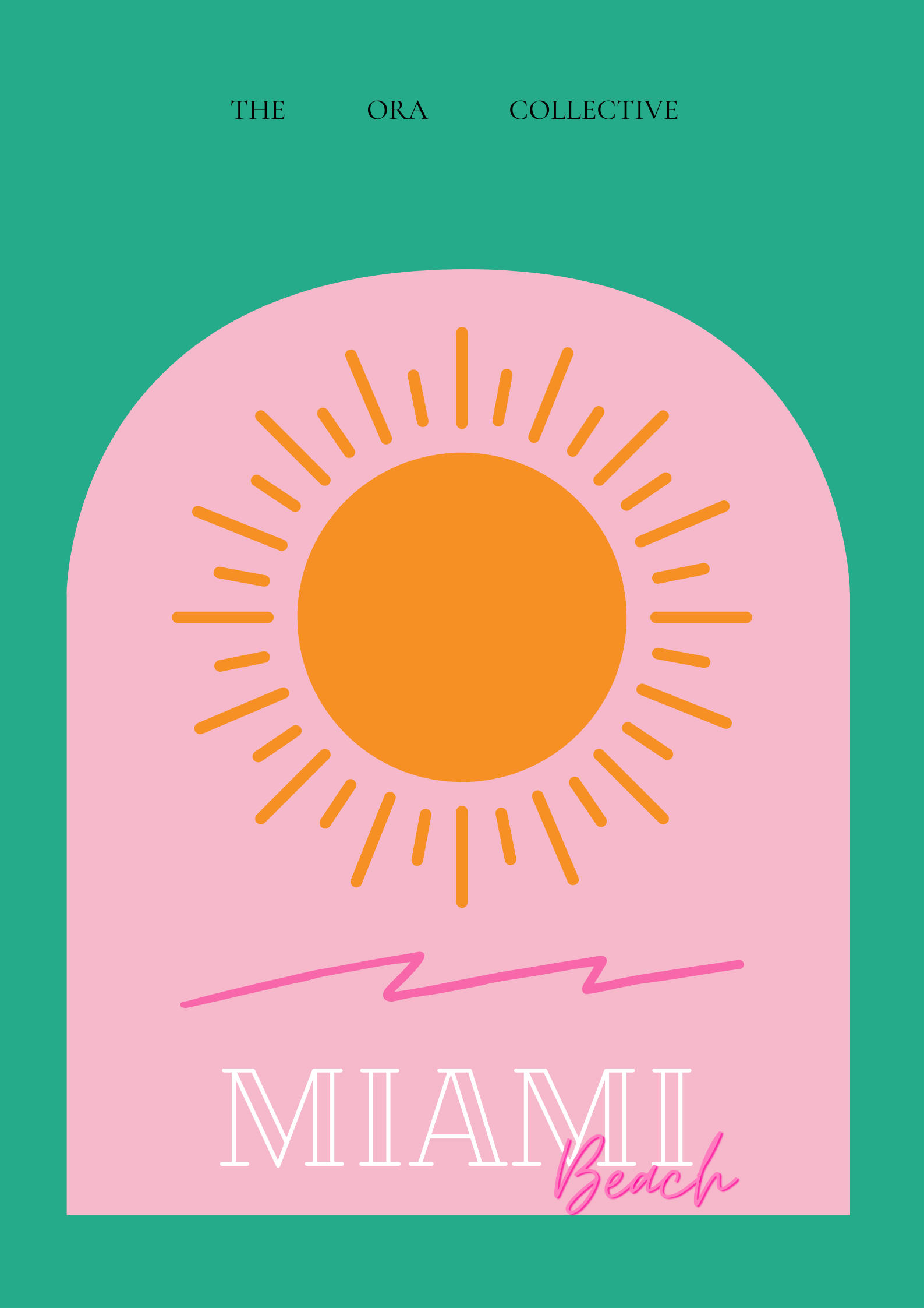 "MIAMI" Print