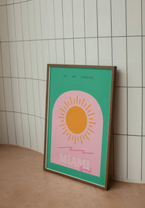 "MIAMI" Print