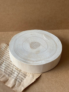 Small Natural Wood Plate