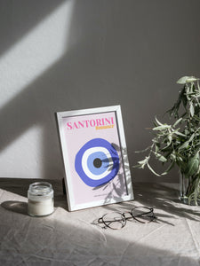"SANTORINI" Print